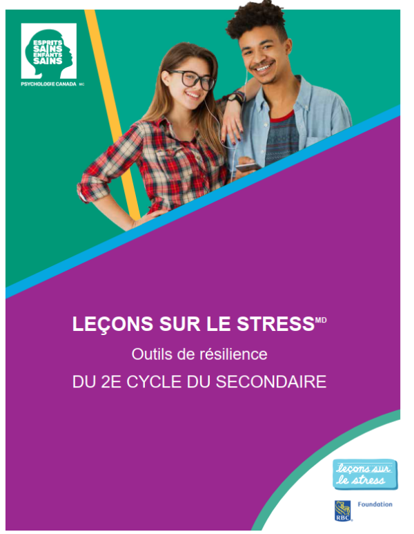 Electronic Version: Stress Lessons Guide 9-12 French (Product Code: 6323)